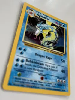 Pokeemon Card / Gyarados 6/102 Holo 1999 Base Set Unlimited PL Pokemon Card EX - Image 2
