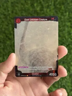 Godzilla Card Game Giant Unknown Creature (P) 001+ - G: Monsters Raid Again - Image 1