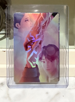 McDonald's Kpop Demon Hunters Photo Card - Rumi & Jinu - Holographic Ultra RARE - Image 1