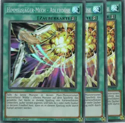 yugioh 3x Himmelsjager-Mech - Adlerduse DASA-DE035 SUPER 1AUFLAGE DEUTSCH - Image 1