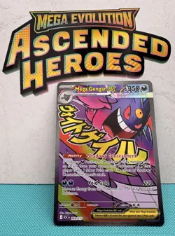 Pokemon TCG Mega Gengar Ex 269/217 Mega Attack Rare Ascended Heroes Near Mint - Image 1