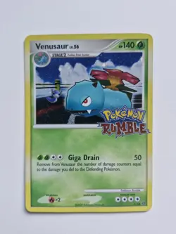 Pokemon Card Venusaur 1/16 Rumble Holo Switch Nintendo Promo 2009 - Image 1