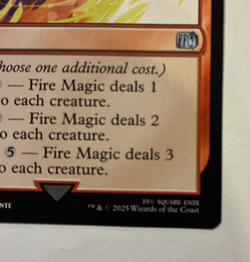 Fire Magic NM Final Fantasy Magic the Gathering FIN #136 2025 - Image 3
