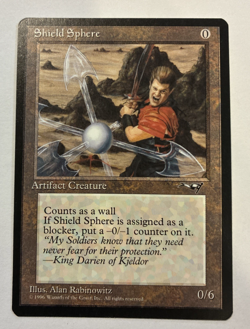 Shield Sphere - NM - Uncommon Magic the Gathering Alliances (ALL) 1996 WotC - Image 1