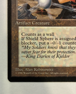 Shield Sphere - NM - Uncommon Magic the Gathering Alliances (ALL) 1996 WotC - Image 2