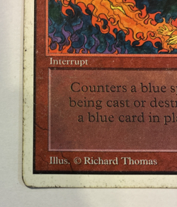 Red Elemental Blast Unlimited Edition (2ED) Magic the Gathering 1993 Common HP - Image 2