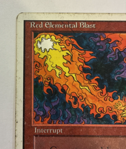 Red Elemental Blast Unlimited Edition (2ED) Magic the Gathering 1993 Common HP - Image 5