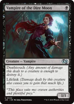 NM Vampire of the Dire Moon, MTG, Foundations Jumpstart, Magic the Gathering - Image 1