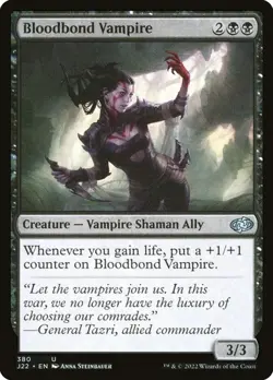 NM Bloodbond Vampire, MTG, Jumpstart 2022, Magic the Gathering, 380 - Image 1
