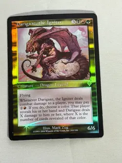 MTG FOIL Darigaaz, the Igniter Invasion Magic the Gathering - Image 1
