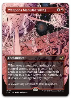Weapons Manufacturing (Borderless) #311 (NM) Edge of Eternities EOE Magic MTG - Image 1