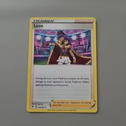 Leon 154/185 Holo Rare - 2020 Pokemon Vivid Voltage NM Regular - Image 1