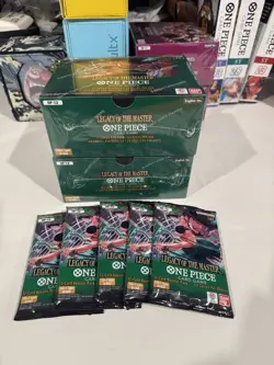 5x English Booster Packs - Legacy of The Master - OP-12 - One Piece Card Game - Image 2