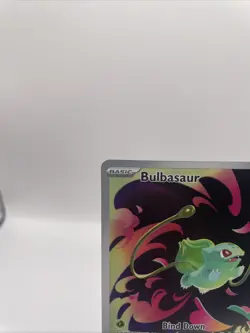 Pokemon TCG Bulbasaur 133/132 Mega Evolutions Illustration Rare - Image 2