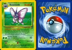 VENOMOTH 31/130 RARE BASE SET 2 POKEMON MP - Image 3