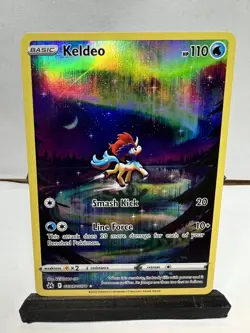NM - Pokemon Keldeo Galarian Gallery Ultra Rare Crown Zenith GG07/GG70 - Image 1