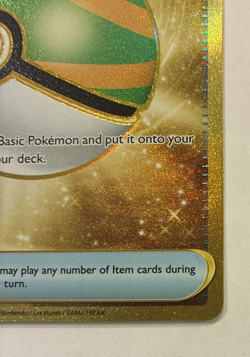 Nest Ball Scarlet & Violet Base #255/198 Hyper Rare Pokemon 2023 NM - Image 3