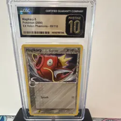 Pokemon Magikarp δ EX Holon Phantoms CGC 10 Delta Species 69/110 2006 - Image 1