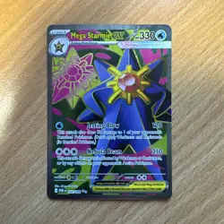 Mega Starmie Ex 102/088 - Ultra Rare - Perfect Order - Pokemon TCG - Image 1