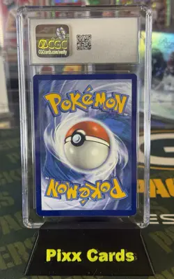 2022 Pokemon Moltres Black Star Promos Brilliant Stars Prerelease Holo CGC 8 - Image 2