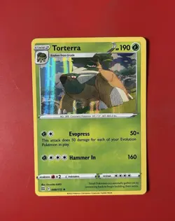 Pokemon TCG Torterra 008/172 Brilliant Stars Holo NM - Image 1