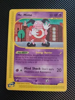 Mr. Mime 95b/147 - Pokemon - Aquapolis Common Non Holo Vintage WOTC NM/LP - Image 1