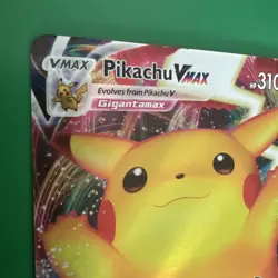 Pokemon Pikachu TCG VMAX SWSH062 Celebrations Full Art Black Star Promo NM/M - Image 5