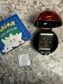 1999 Pokemon Burger King Gold Plated Trading Card Set of 6 Pokeball - Image 5