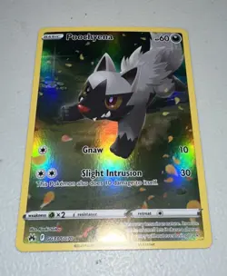 Holo Poochyena GG33/GG70 Ultra Rare Crown Zenith Pokemon TCG - Image 1