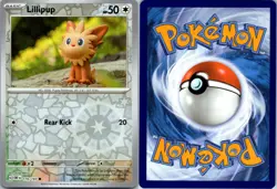 Lillipup 170/197 C Obsidian Flames Pokemon Reverse Holo NM Yuka Morii - Image 3