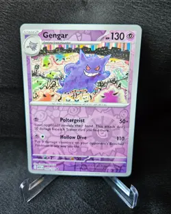 Gengar 094/165 Pokemon TCG Sv: Scarlet and Violet 151 Reverse Holo NM - Image 1
