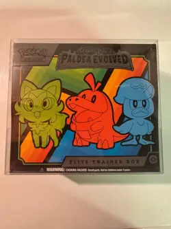 Pokemon TCG Paldea Evolved ETB Elite Trainer Box Sealed - Image 1