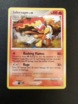 Infernape 31/127 Platinum Pokemon Non Holo Rare - Image 1