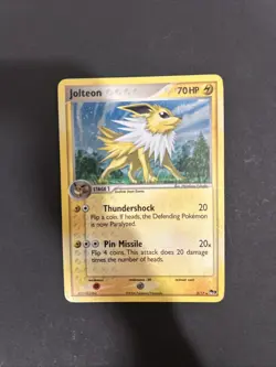 Pokemon Jolteon TCG 3/17 Rare Holo Pop Series - Image 1
