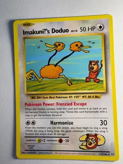 Pokemon TCG XY Evolutions ImakuniU's Doduo 112/108 Regular Secret Rare - Image 1