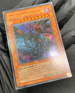 Yu-Gi-Oh! Red-Eyes Darkness Dragon SD1-EN001 *1st Ed / Ultra Rare holo* - Image 3