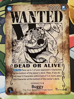 Buggy (Wanted Poster) OP09-051 Emperors in the New World Foil - Image 1