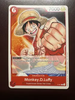 Monkey.D.Luffy P-001. NM Promo One Piece OPTCG - Image 1