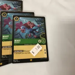 Beast Relentless Rise of the Floodborn Disney Lorcana Playset 4x x4 - Image 1