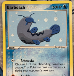 Barboach 54/107 Non Holo EX Deoxys Set Pokemon Card 2005 NM - Image 2