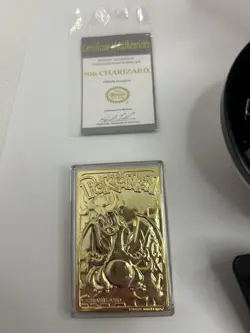 Pokemon Charizard 23K Gold-Plated Trading Card Limited Edition - Image 3