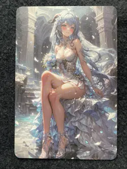 Matchmaker Spicy Waifu NSFW A5 Size Card Board Ganyu Genshin Impact Wedding - Image 1