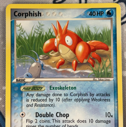 Corphish 57/107 Non Holo EX Deoxys Set Pokemon Card 2005 NM - Image 2