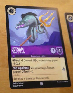 LORCANA TRADING CARD DISNEY CHAPITRE 4 CARTE JETSAM 46/204 FR NM - Image 1