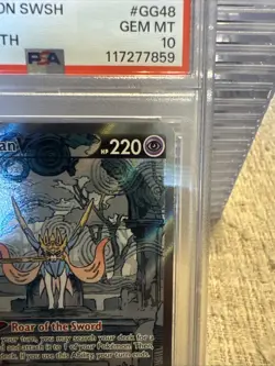 Zacian v Crown Zenith: Galarian Gallery Ultra Rare Card GG48/GG70 PSA 10 - Image 3
