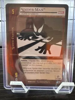 VS System Extended Art Promo Card MSM-053 Spider-Man Alien Symbiote Holo Foil - Image 1