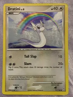 Dratini 91/146 Common Legends Awakened 2008 - Pokemon Card TCG - Image 1
