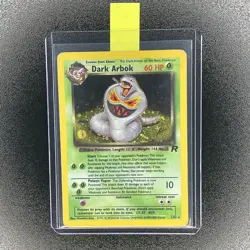 🔥2/82 Dark Arbok 🔥Pokemon Card Team Rocket Holo Rare Vintage WOTC TCG - Image 2