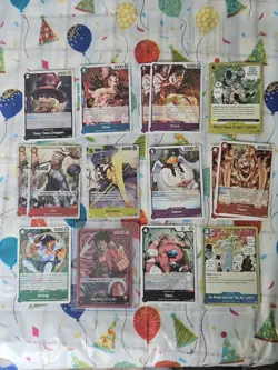 15 Foil Cards One Piece Mostly OP15 English Bonus ST01-001 Monkey D Luffy Promo - Image 1
