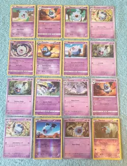 WOOBAT & SWOOBAT BUNDLE OF POKEMON CARDS - Image 1